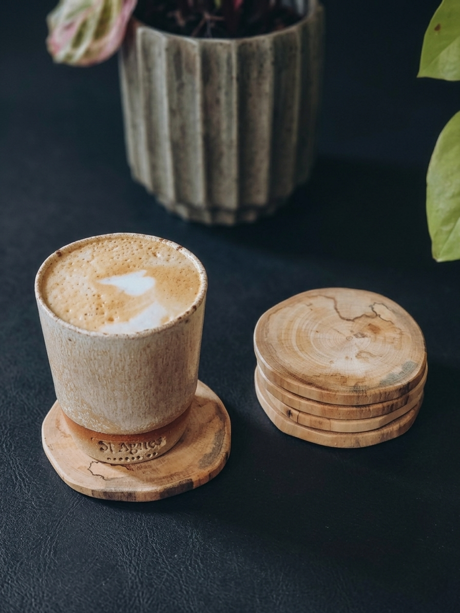 Spalted Sycamore Coasters