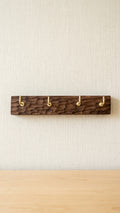 Hand Carved Walnut Key Hook