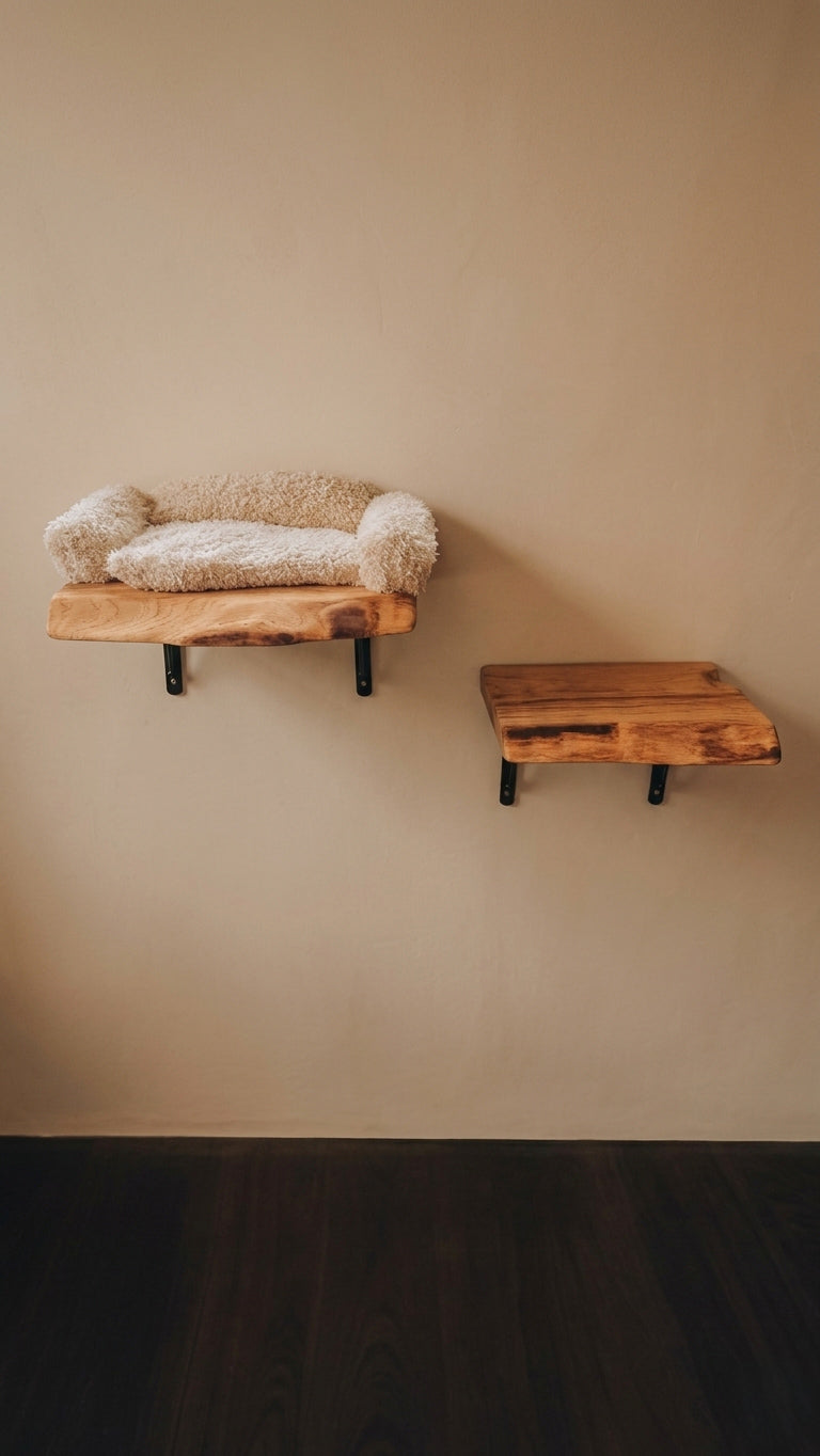Modular Oak Wall Shelf