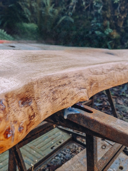 Live Edge Wooden Shelf