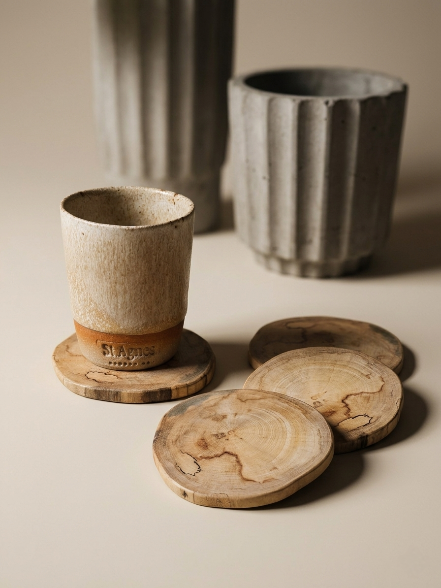 Spalted Sycamore Coasters