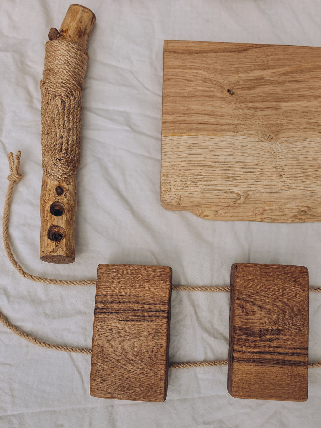 Modular Oak Wall Shelf