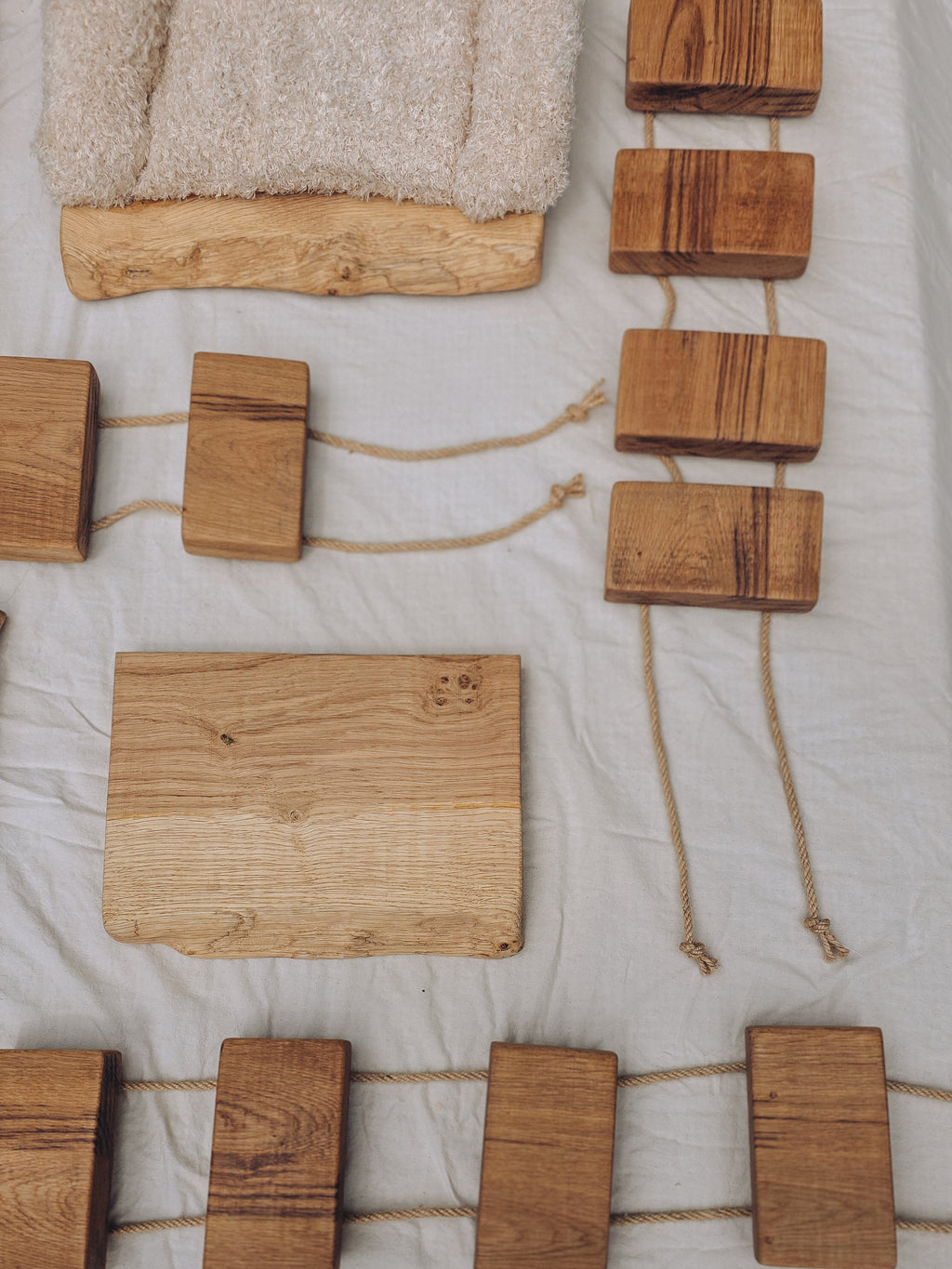 Modular Oak Wall Shelf