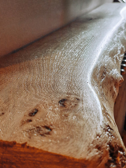 Live Edge Wooden Shelf