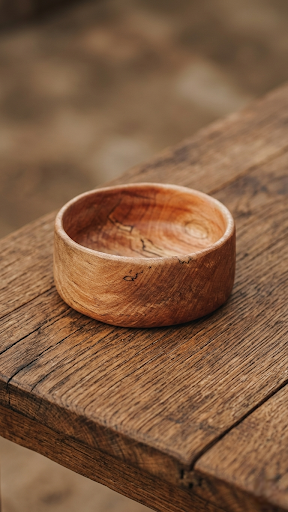 Hand Carved Wood Bowl