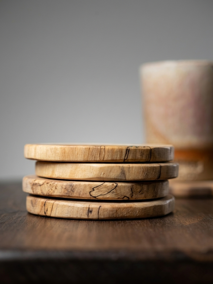 Spalted Sycamore Coasters