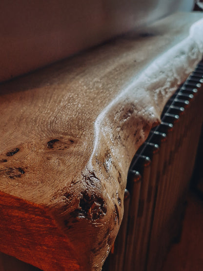 Live Edge Wooden Shelf